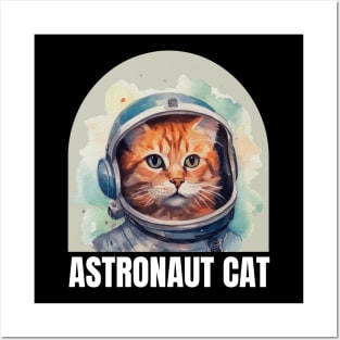 Astronaut Cat Posters and Art